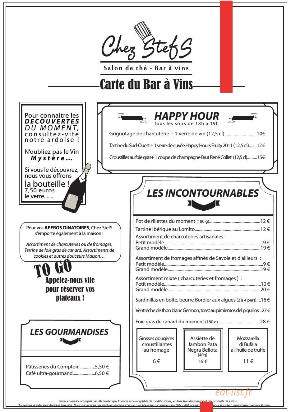 Chez StefS — carte page 1