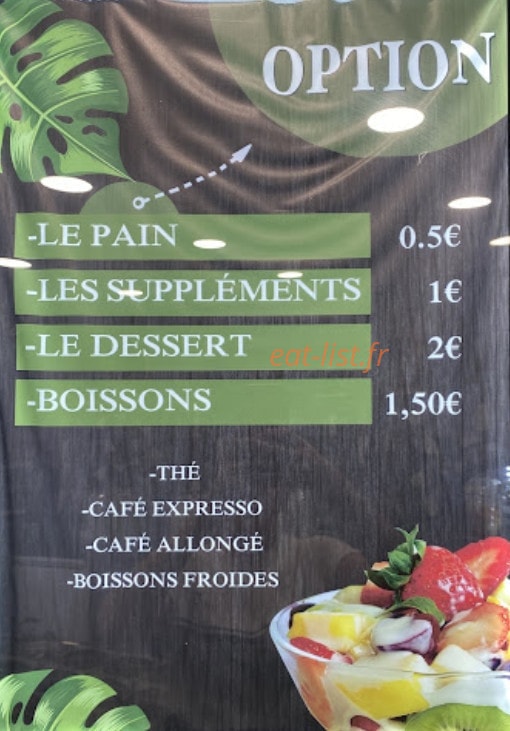 Côté Salade — carte page 2