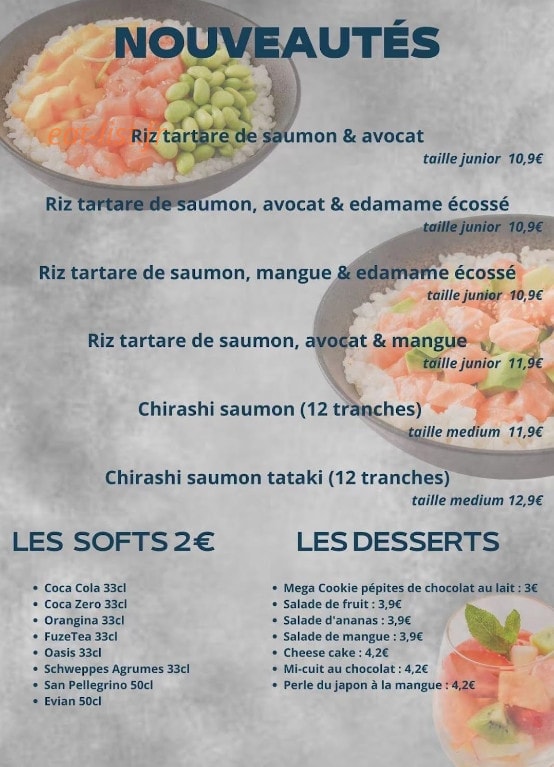 Côté Salade — carte page 4