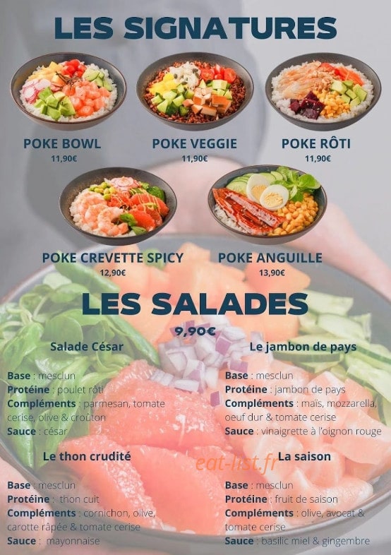Côté Salade — carte page 3