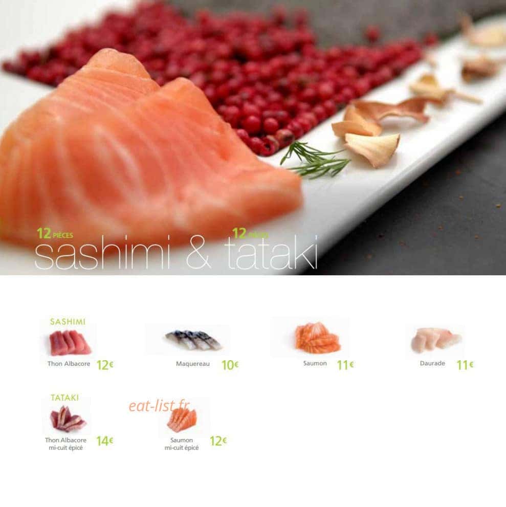 Côté Sushi — carte page 11