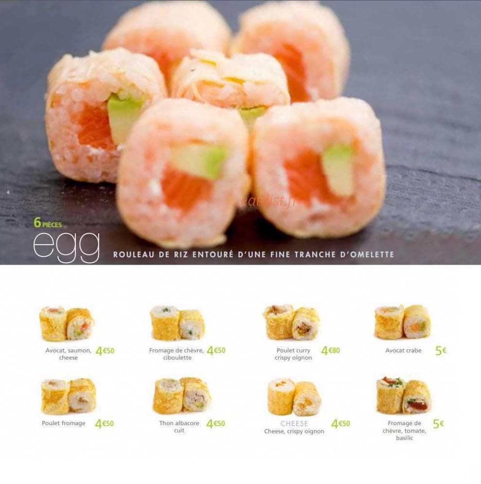 Côté Sushi — carte page 10