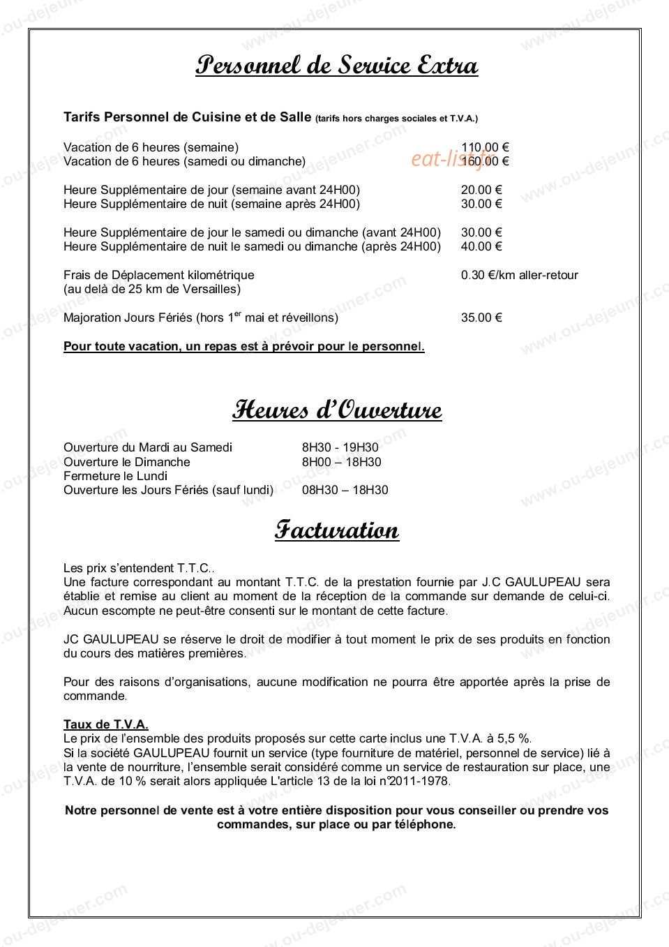 Gaulupeau — carte page 10