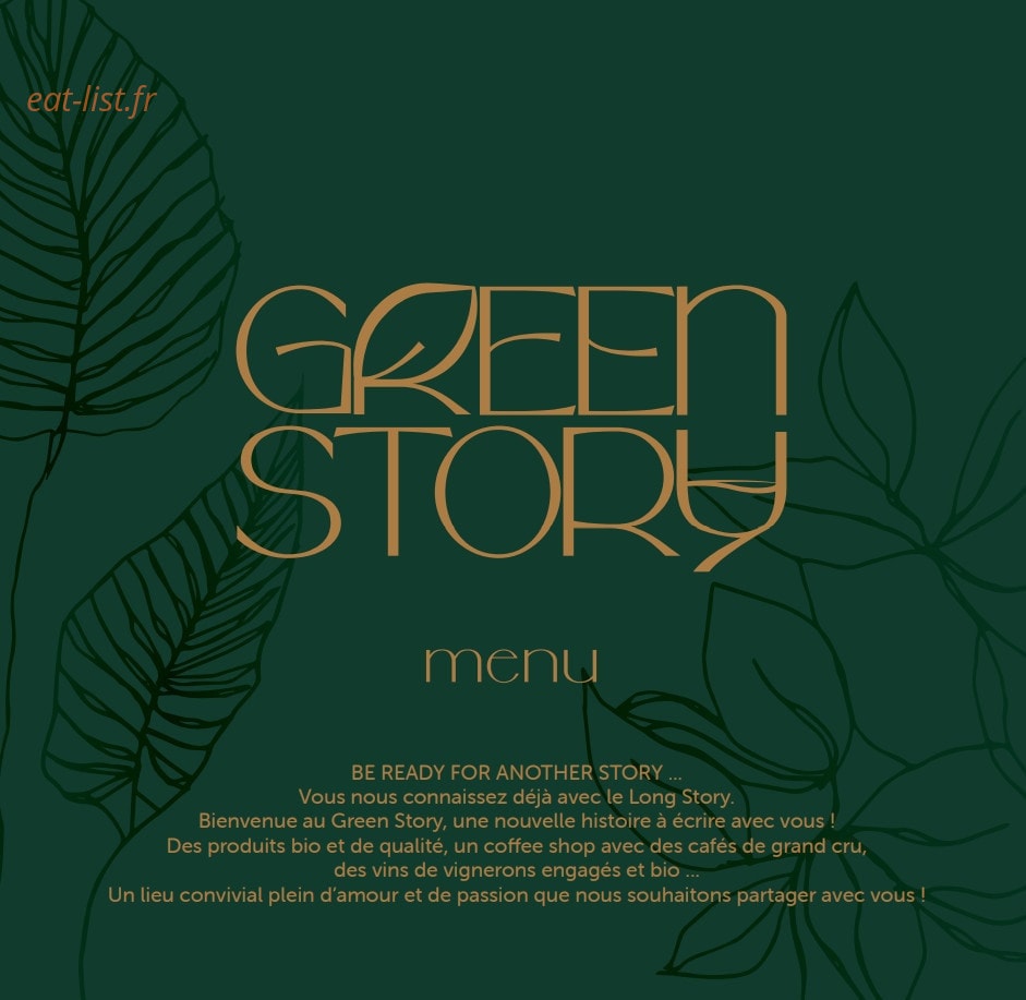 Green Story — carte page 1