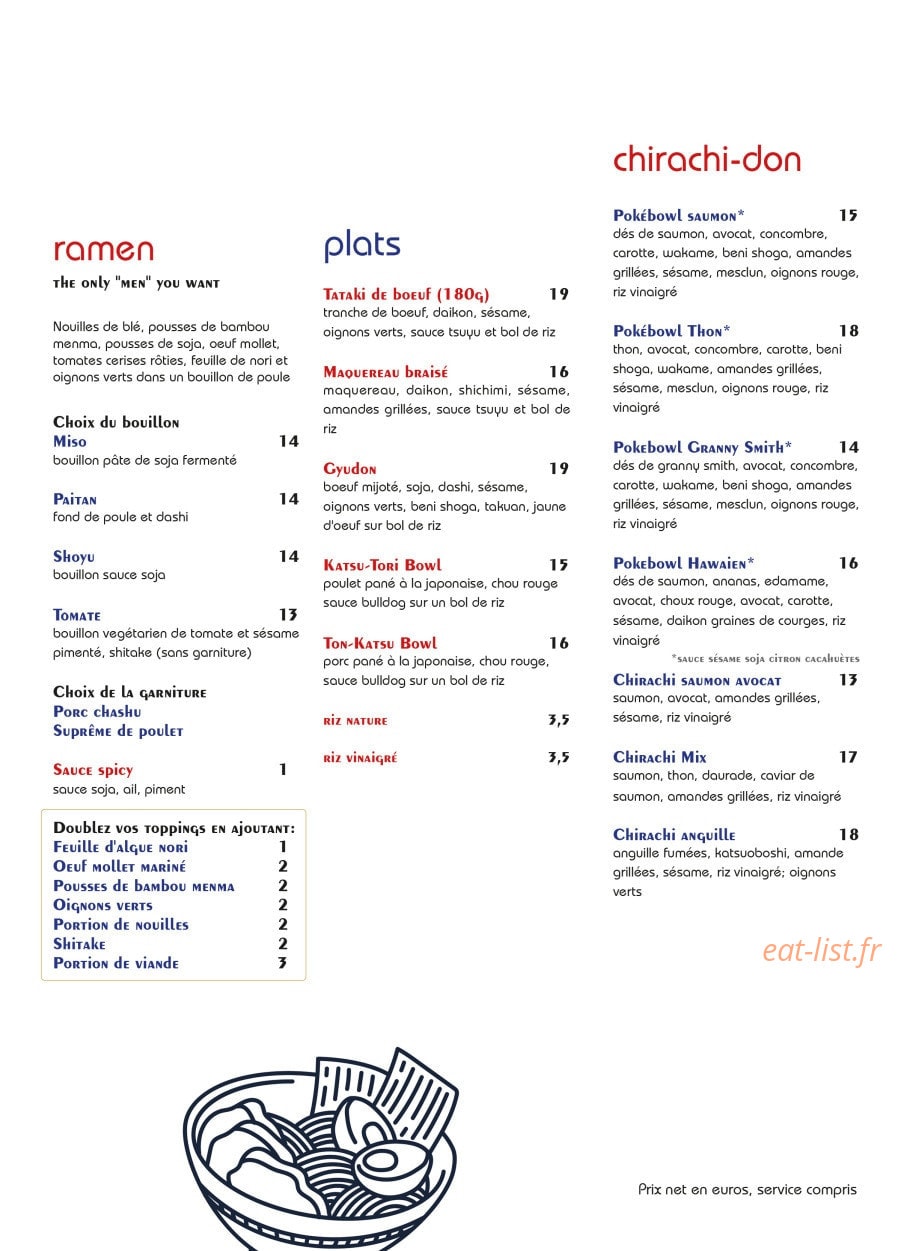 Kampai — carte page 2