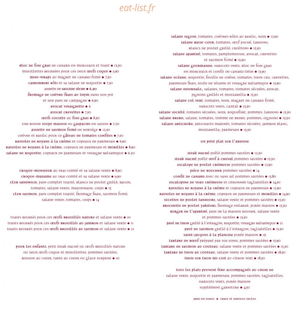 L'Aparthé — carte page 1