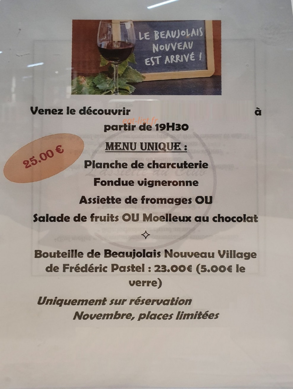 L'assiette du club — carte page 3