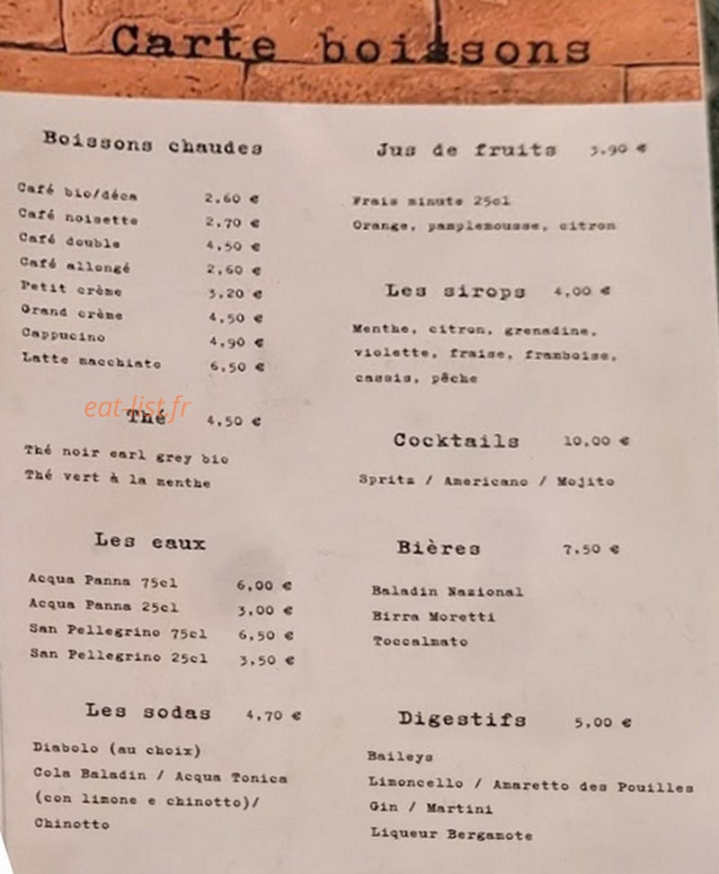 La Casa de Madame — carte page 5