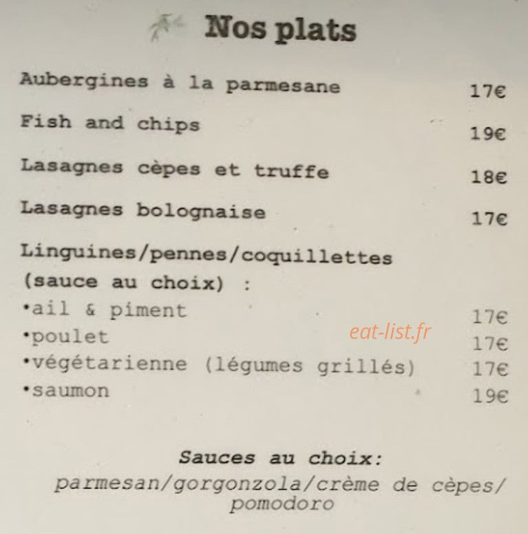 La Casa de Madame — carte page 2