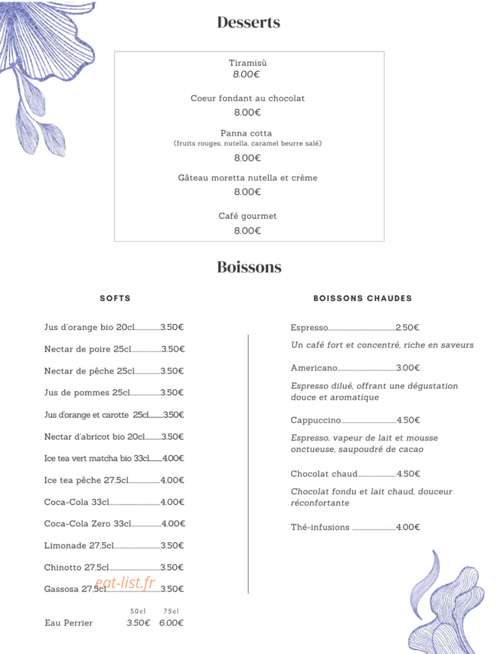 La Clairière — carte page 5