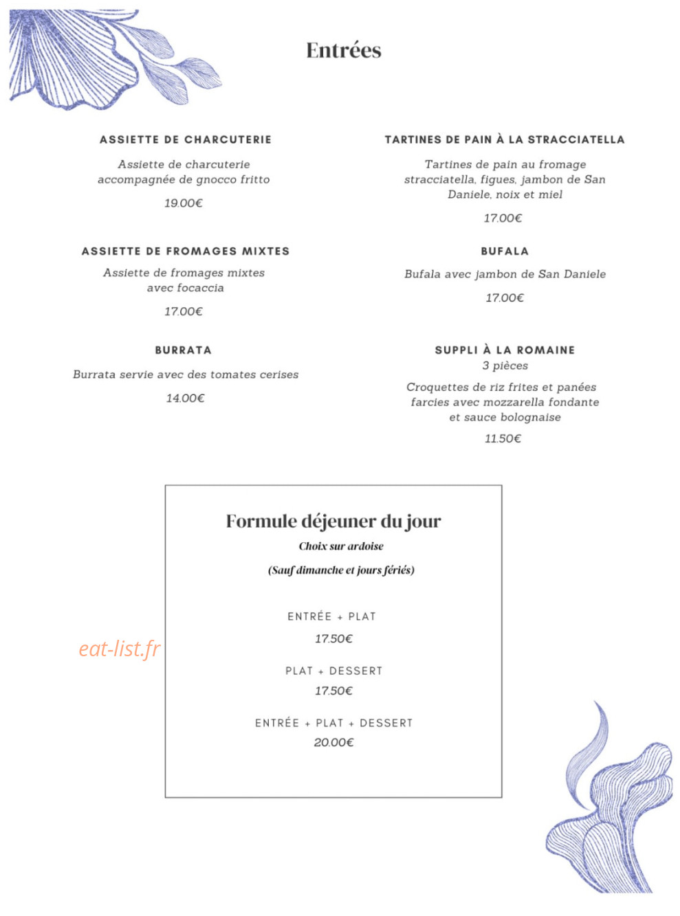 La Clairière — carte page 1