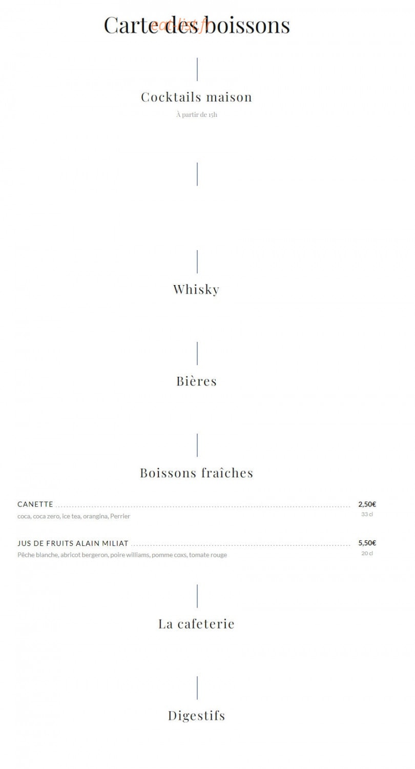 La Guinguette — carte page 6