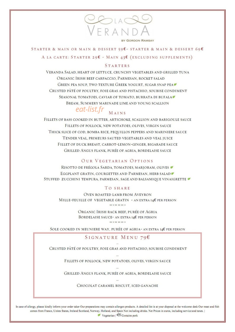 La veranda — carte page 4