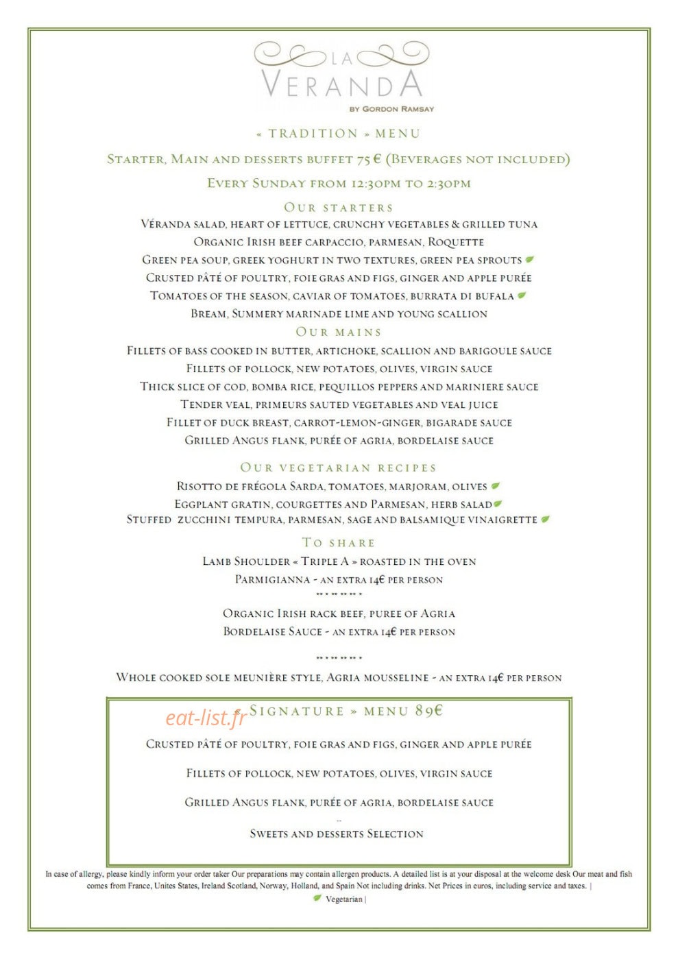 La veranda — carte page 5