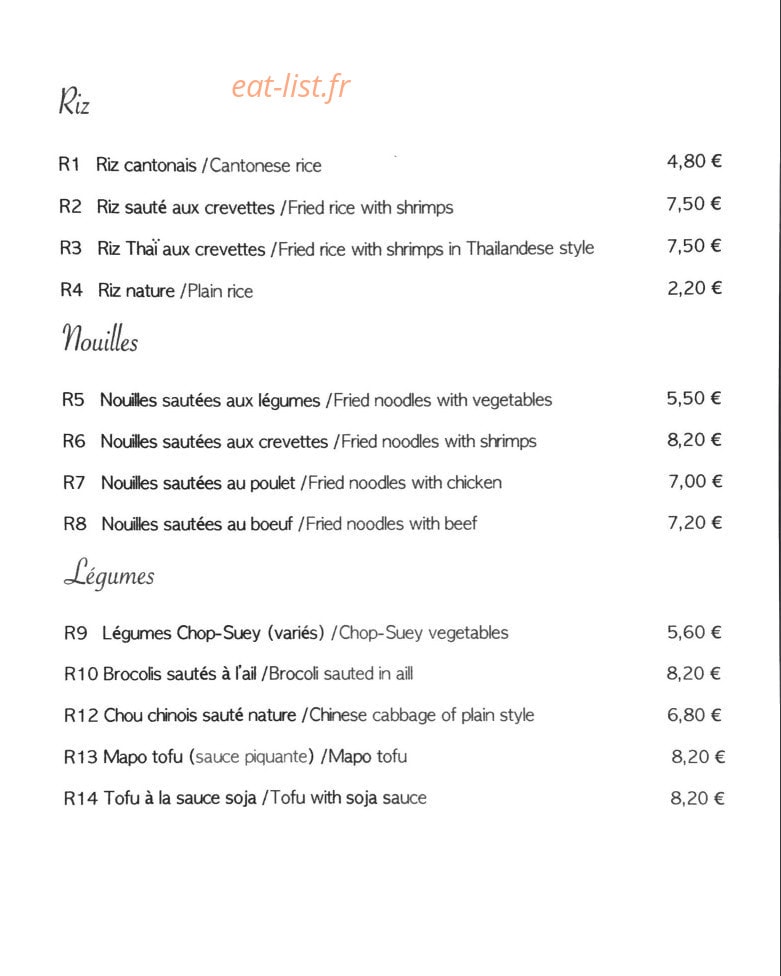 Le Basilic — carte page 7