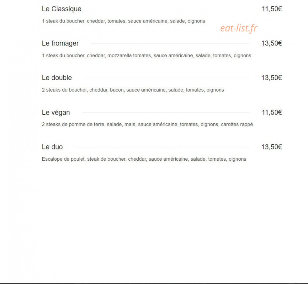 Le Jasmin — carte page 1