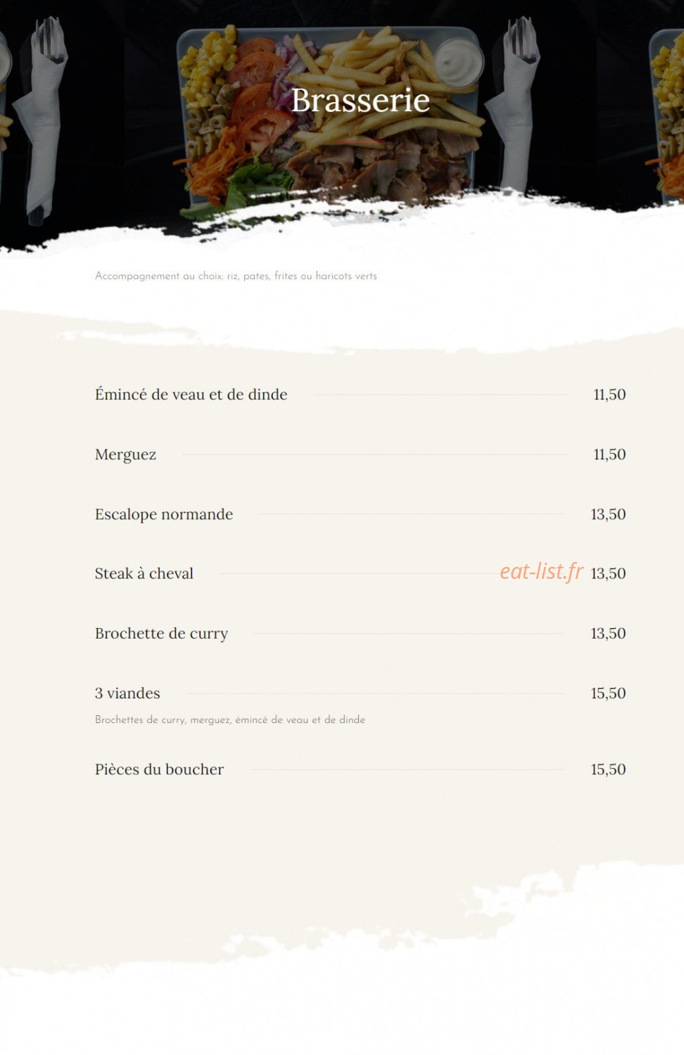 Le Jasmin — carte page 2