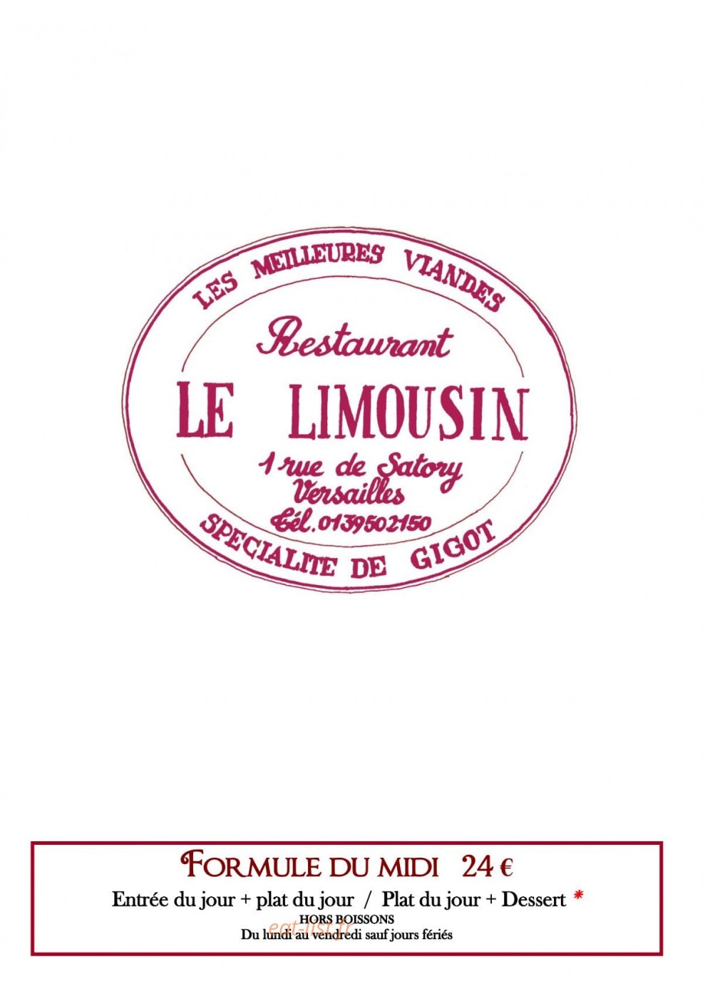 Le Limousin — carte page 1