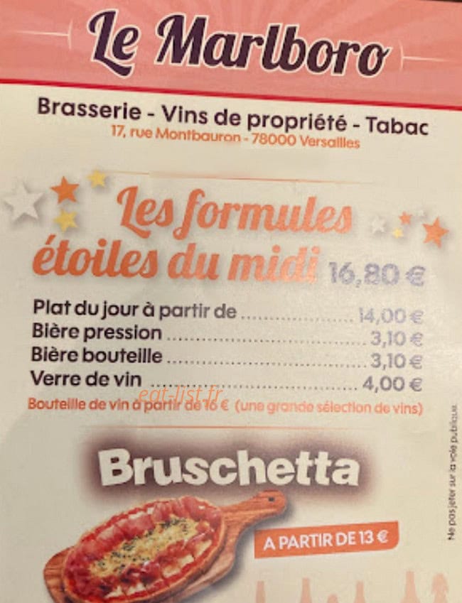 Le Marlboro — carte page 1