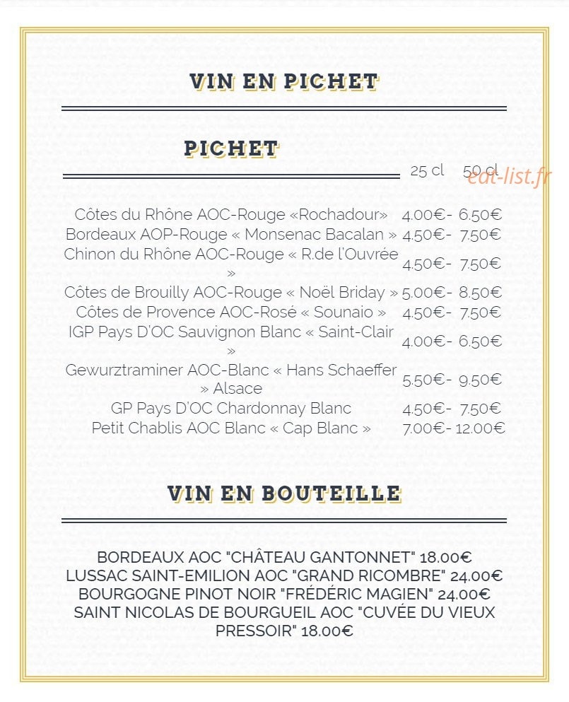 Le Paris — carte page 6