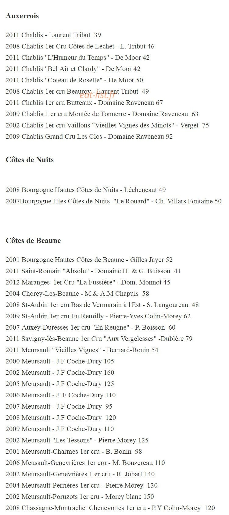 Le Zin's — carte page 5