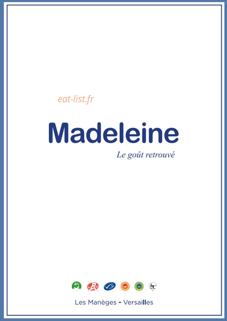 Madeleine — carte page 1