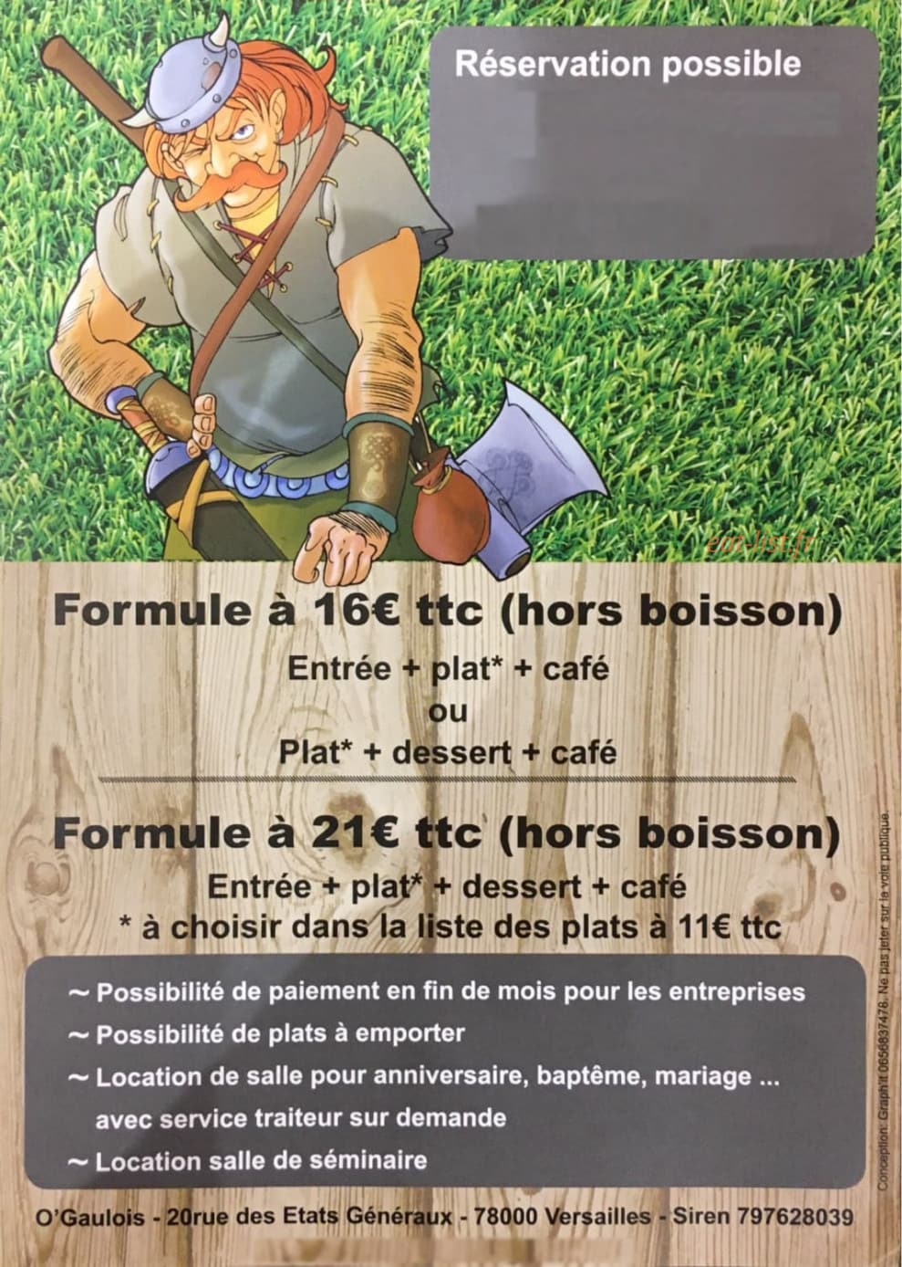 O’gaulois — carte page 2