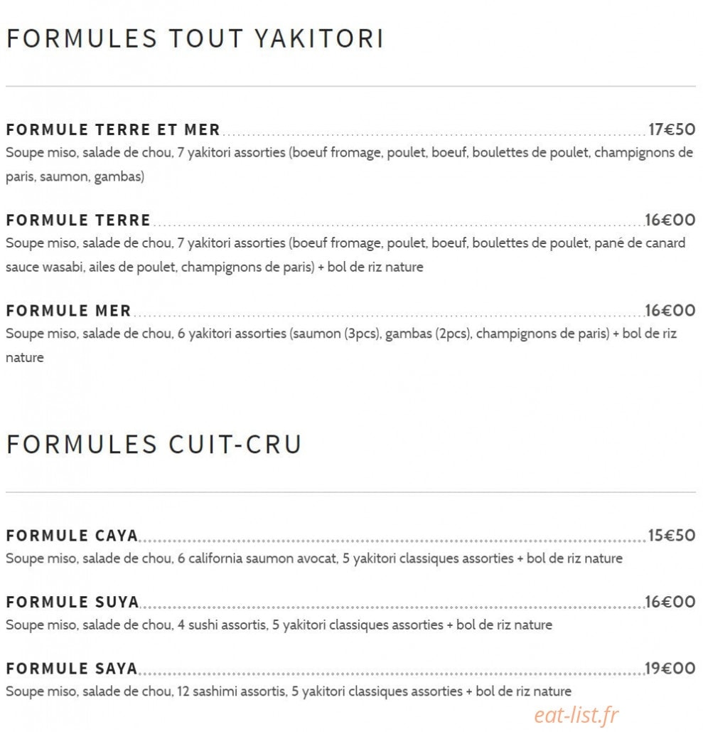 Restaurant Kampai — carte page 6