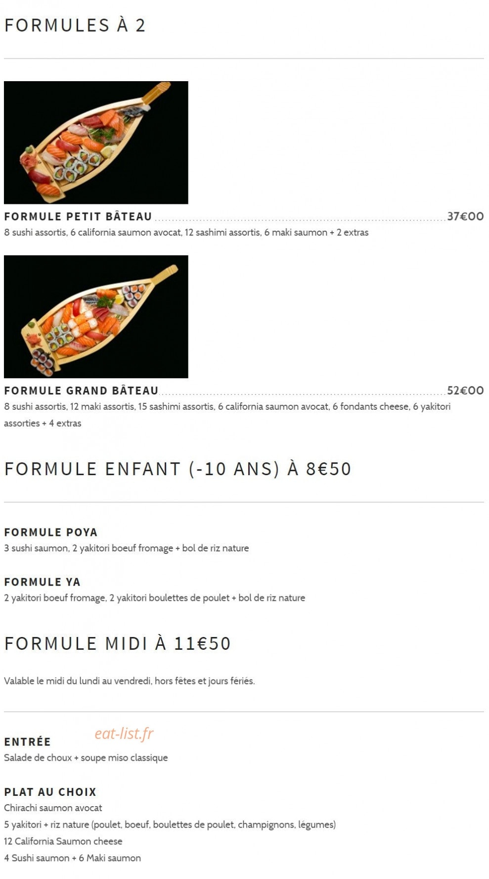 Restaurant Kampai — carte page 7