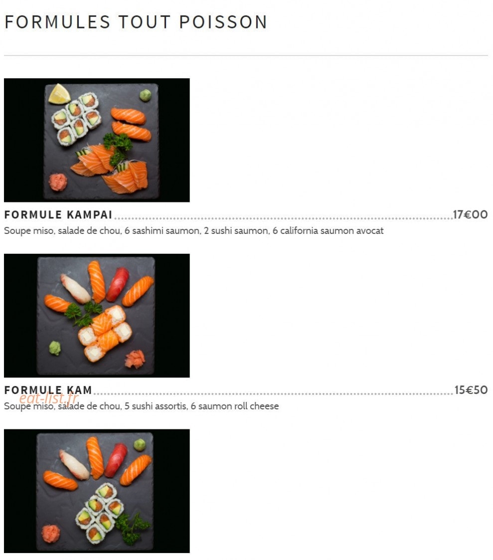 Restaurant Kampai — carte page 4