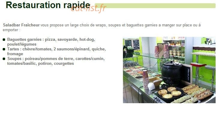 Saladbar Fraîcheur — carte page 5