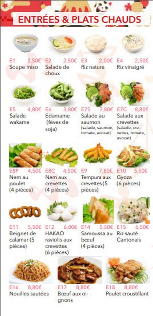 Simple eat — carte page 5