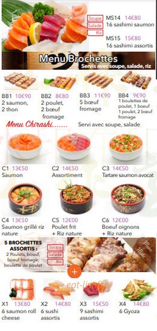 Simple eat — carte page 3
