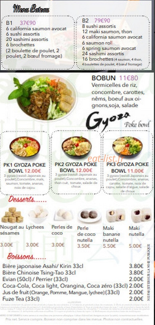 Simple eat — carte page 4