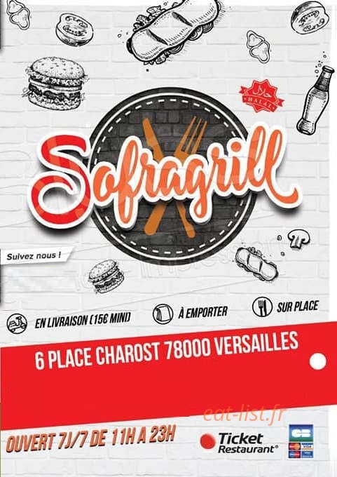 Sofra Grill — carte page 1