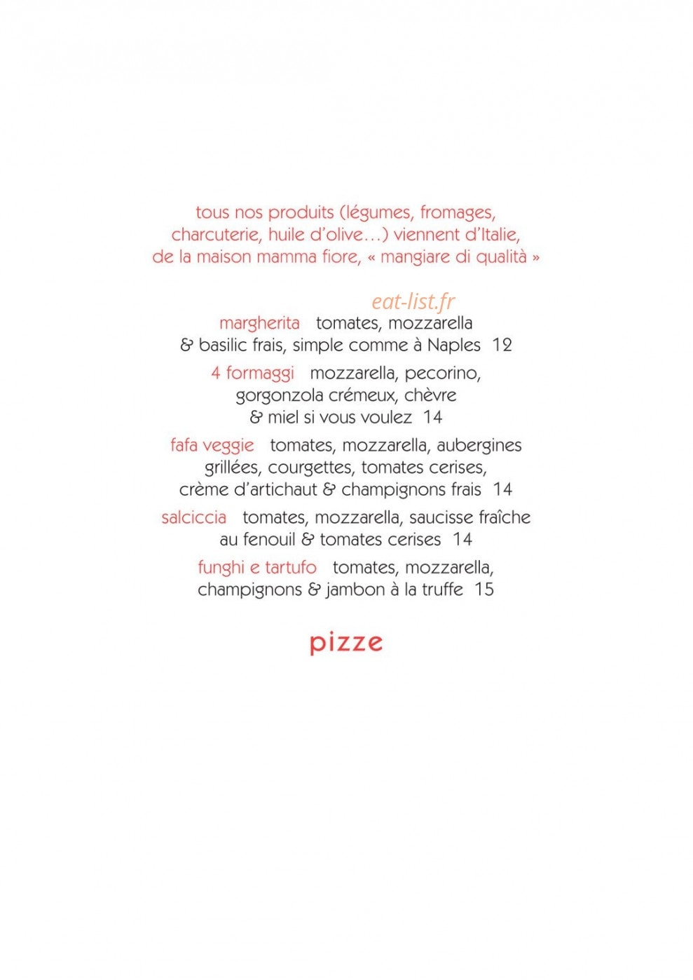 Trattoria peppone — carte page 5