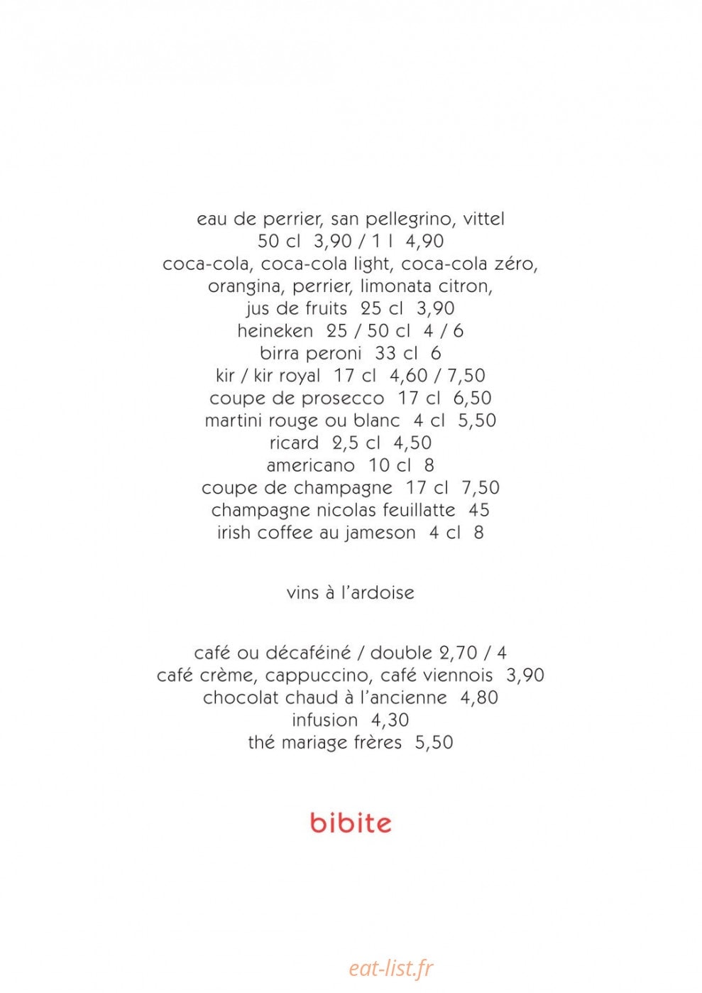 Trattoria peppone — carte page 9