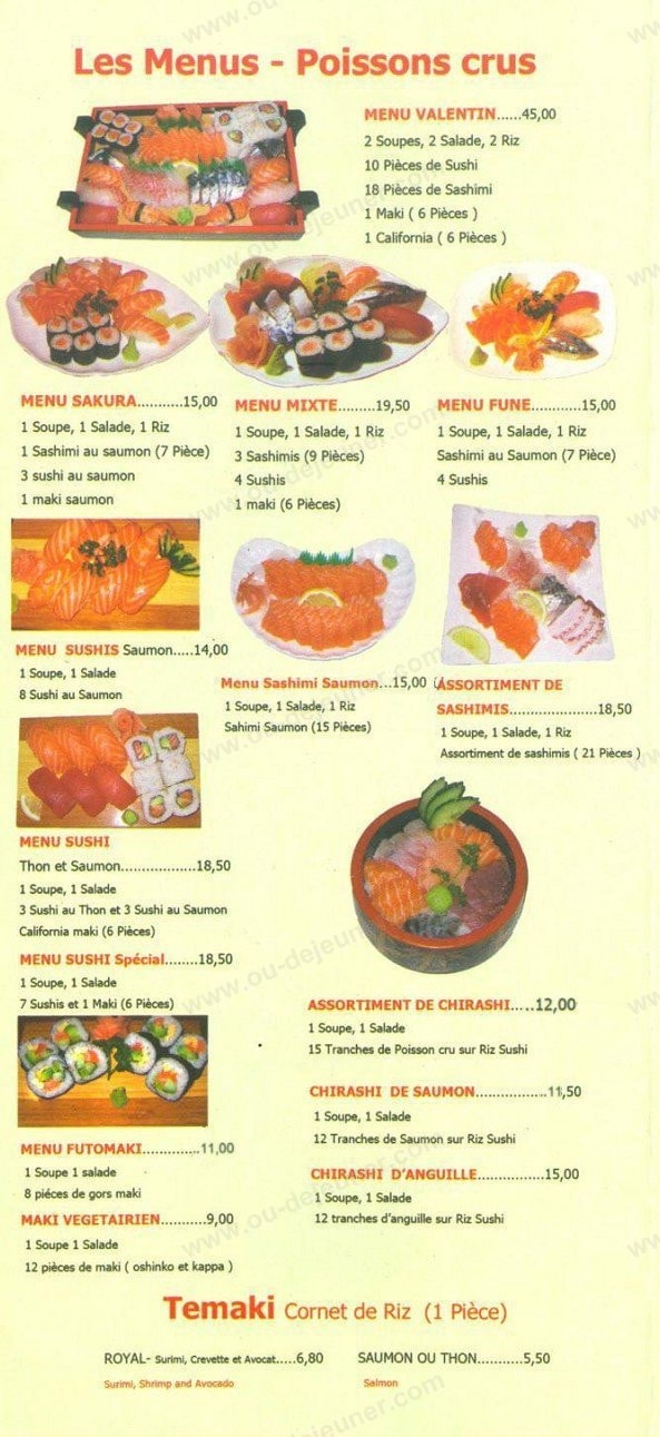 Yaki tokyo — carte page 4
