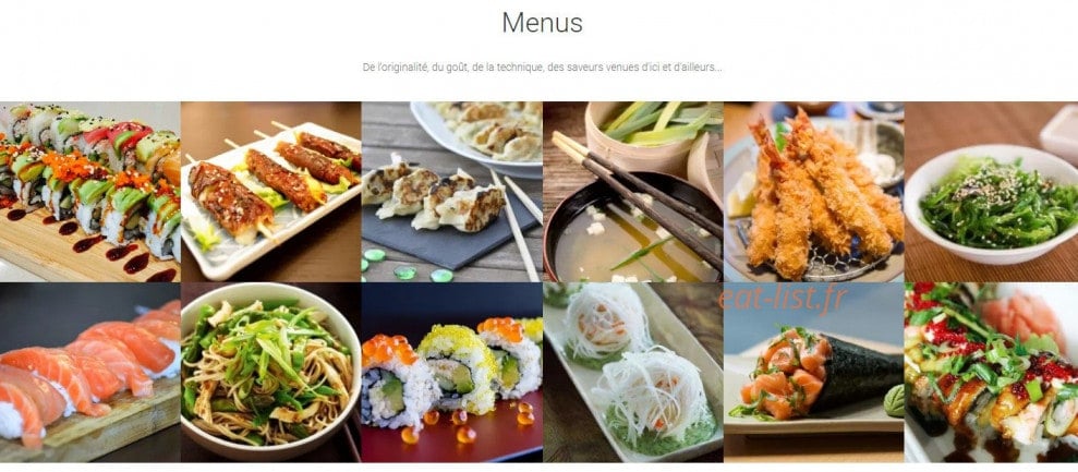 Yazu sushi — carte page 2