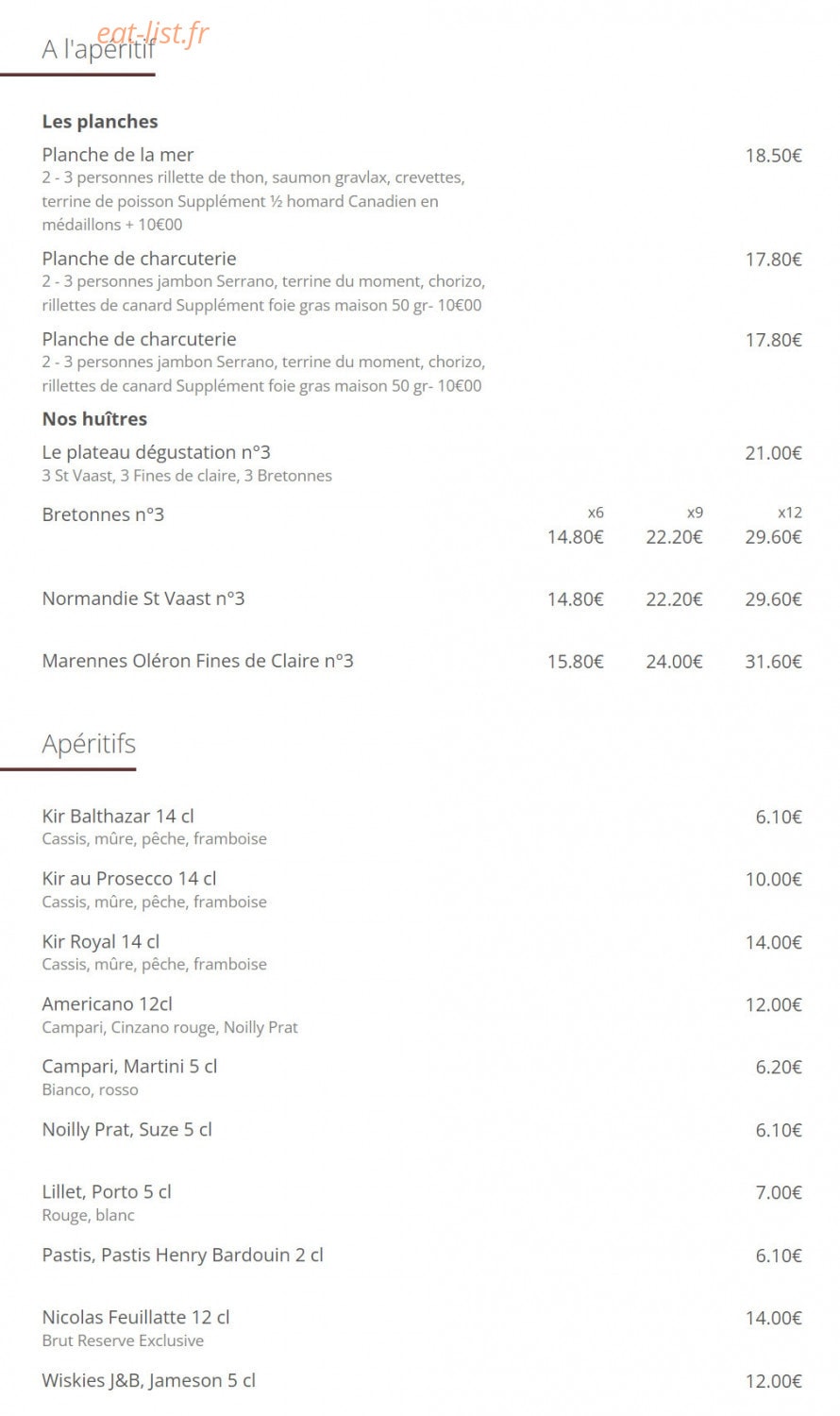 Balthazar — carte page 4