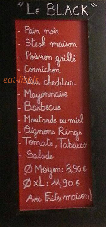 Burger & CO — carte page 1