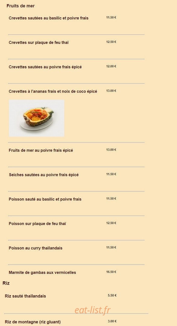 La Table Saint Germain — carte page 13