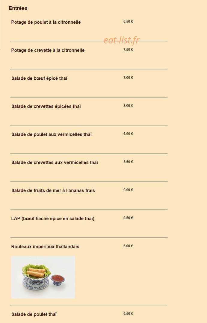 La Table Saint Germain — carte page 11