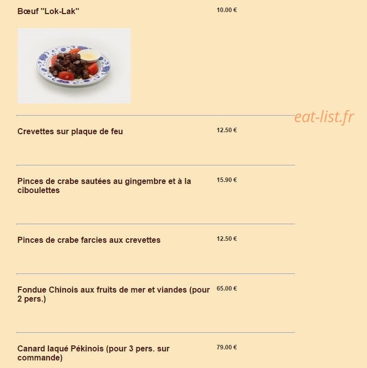 La Table Saint Germain — carte page 9
