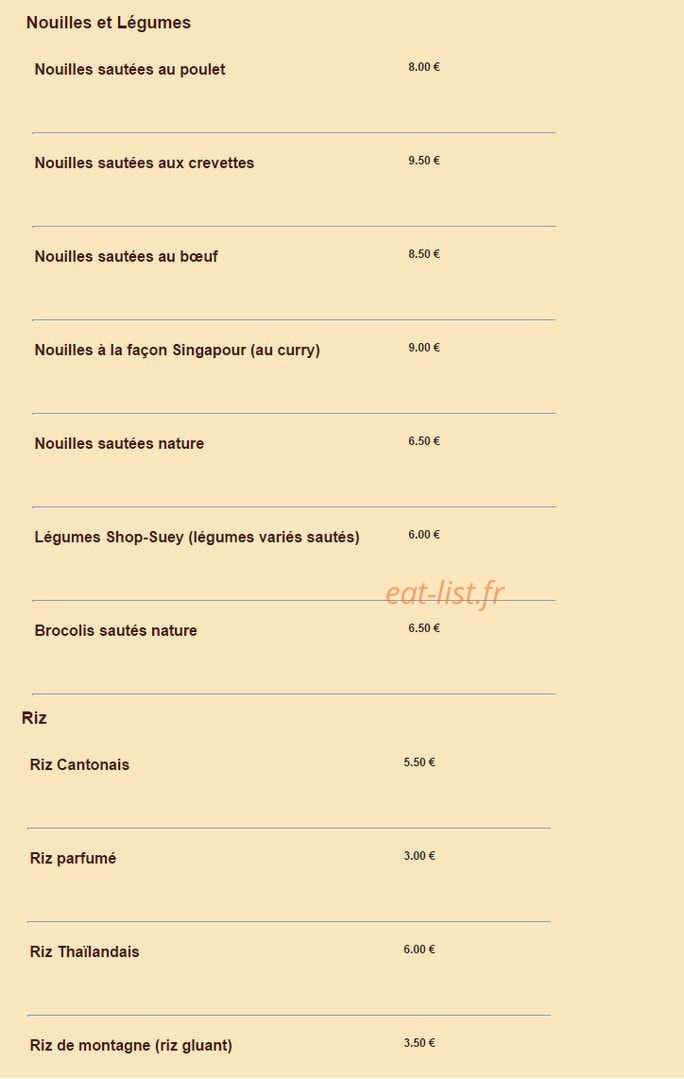 La Table Saint Germain — carte page 10
