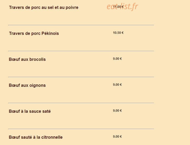 La Table Saint Germain — carte page 7