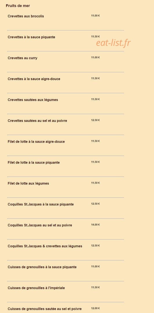 La Table Saint Germain — carte page 4