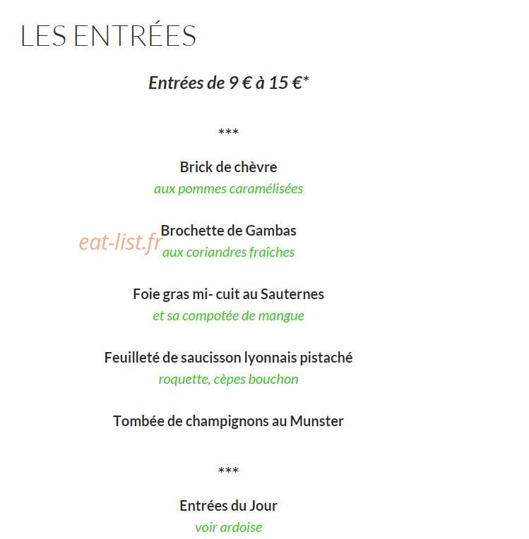 Le Manège — carte page 1