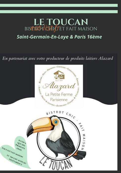 Le Toucan — carte page 1
