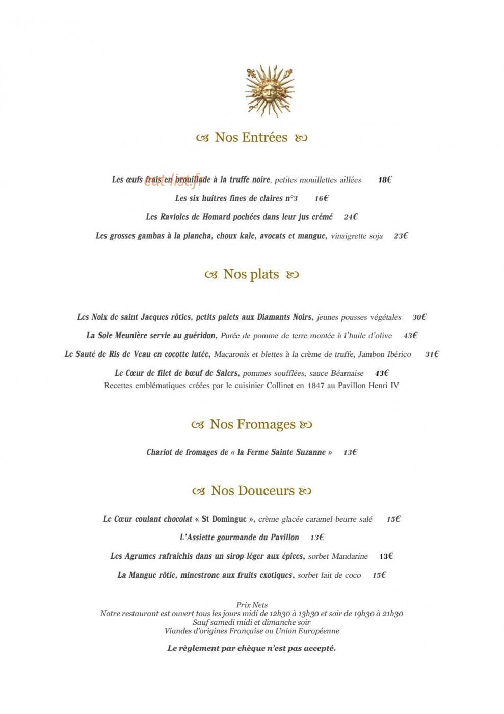 Pavillon Henri IV — carte page 3